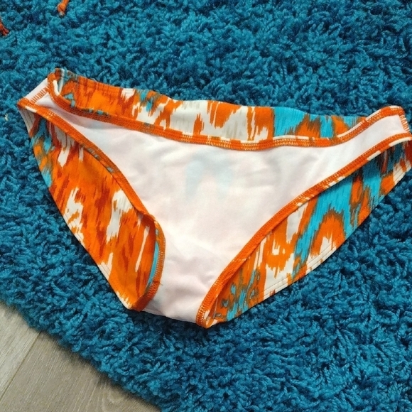 Orange and Blue Bikini Set - Picture 8 of 11
